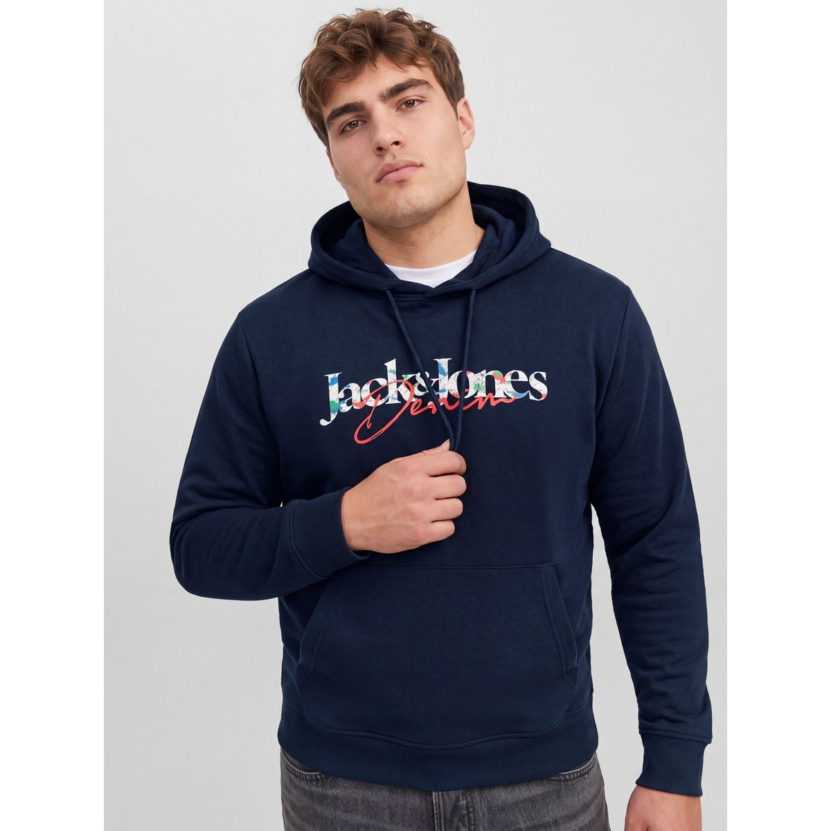 Sweat À Capuche navy blazer, JACK & JONES