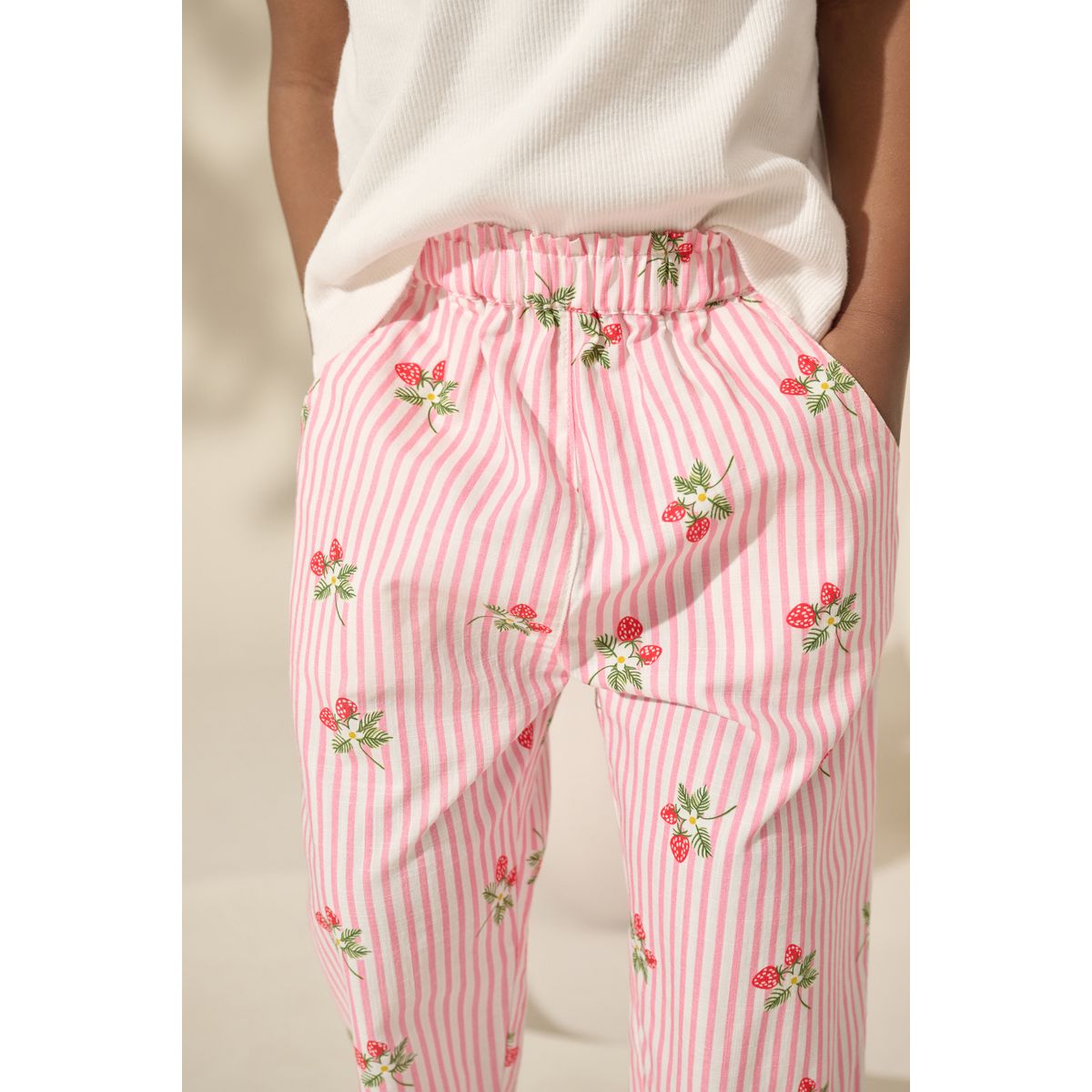 Pantalons impression rose fraise, NEXT