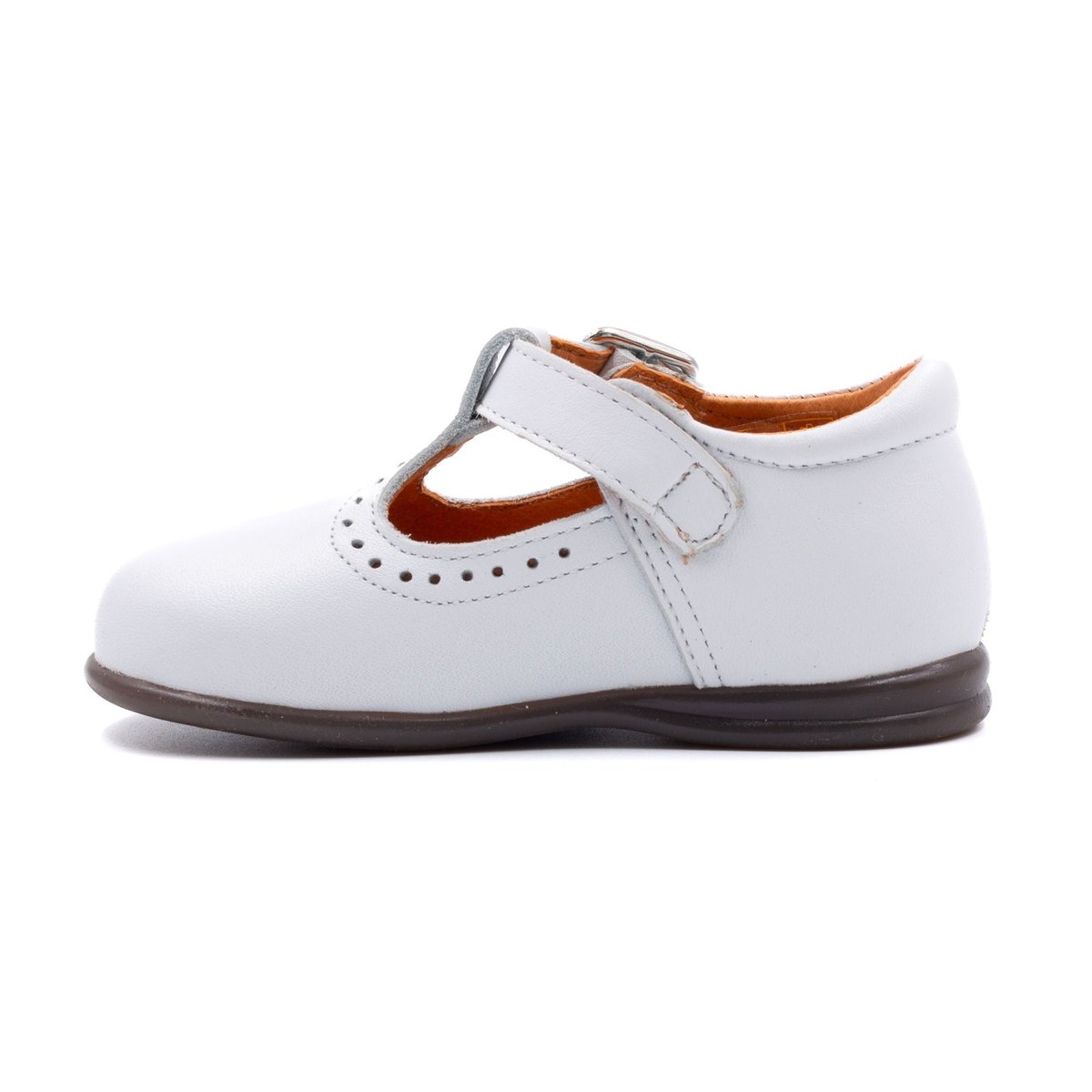 Chaussures en cuir pour premiers pas - BONI MAX blanche, BONI&SIDONIE