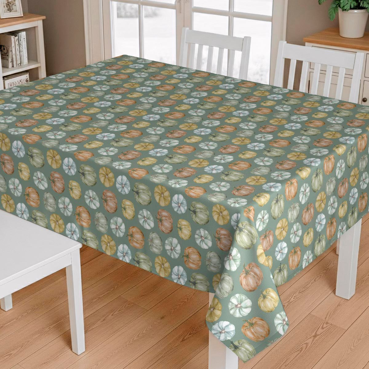 Nappe anti-taches Pumpkin verde - coton 100% - vert, NAF NAF HOME