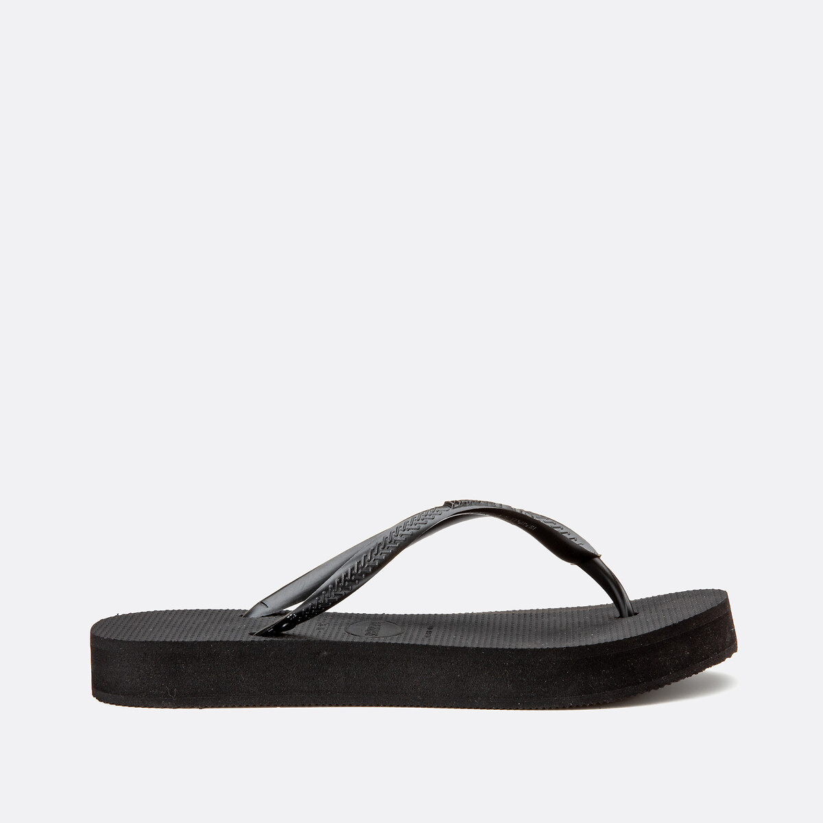 Infradito zeppa Slim Flatform nero , HAVAIANAS