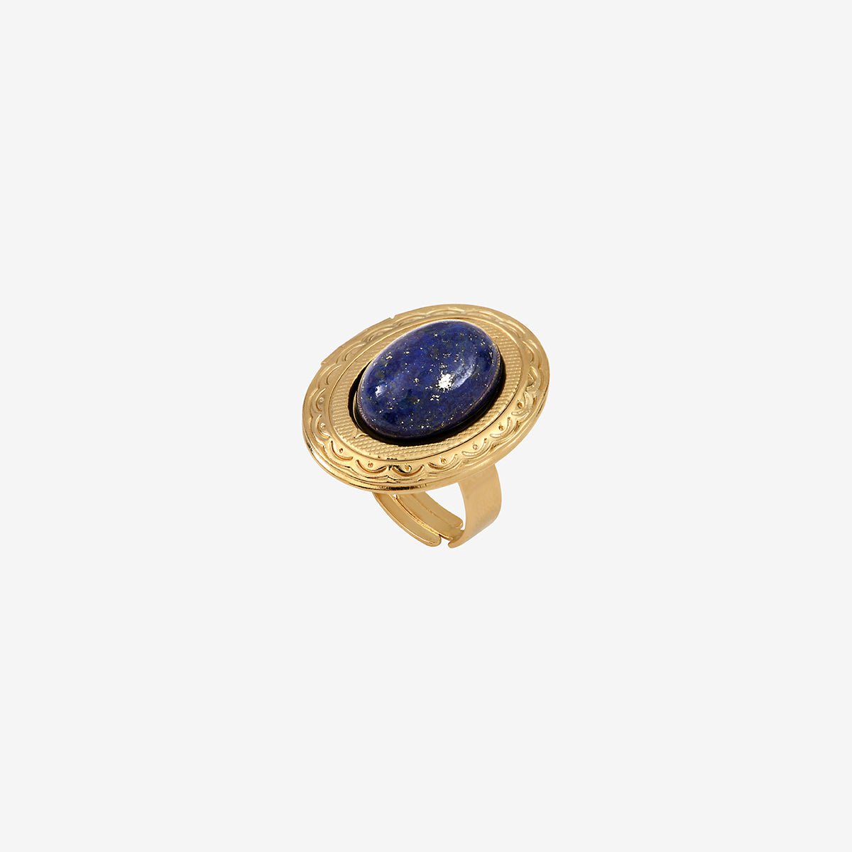 Bague ovale eden lapis lazuli bleu, CAROLINE NAJMAN