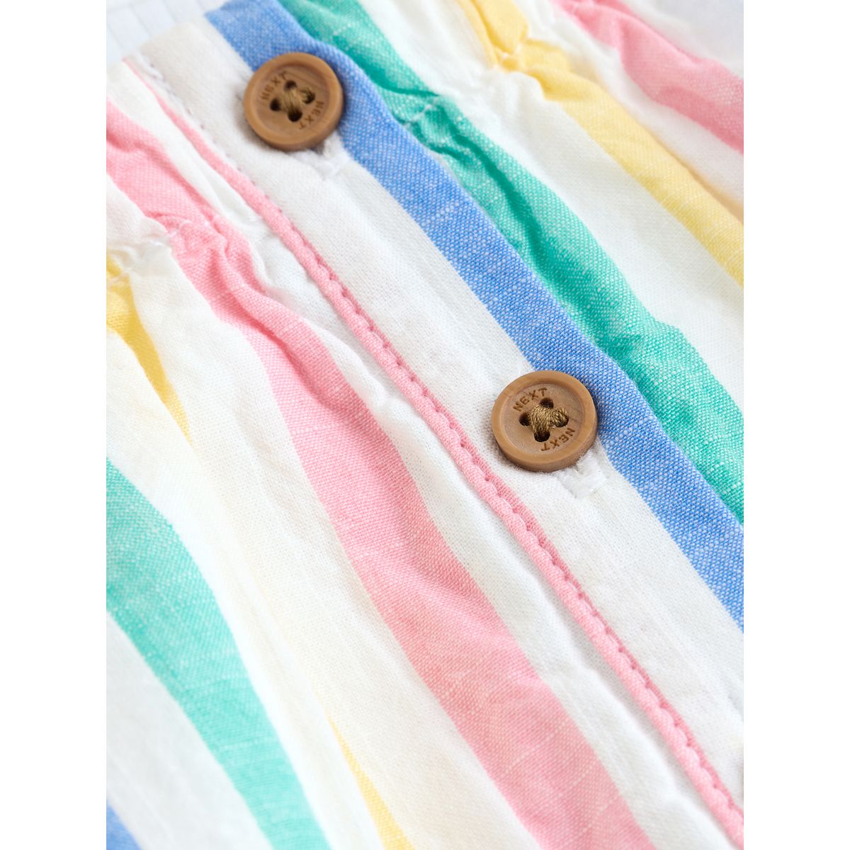 Robe chasuble et body bébé, 2 pièces rayures multicolores, NEXT