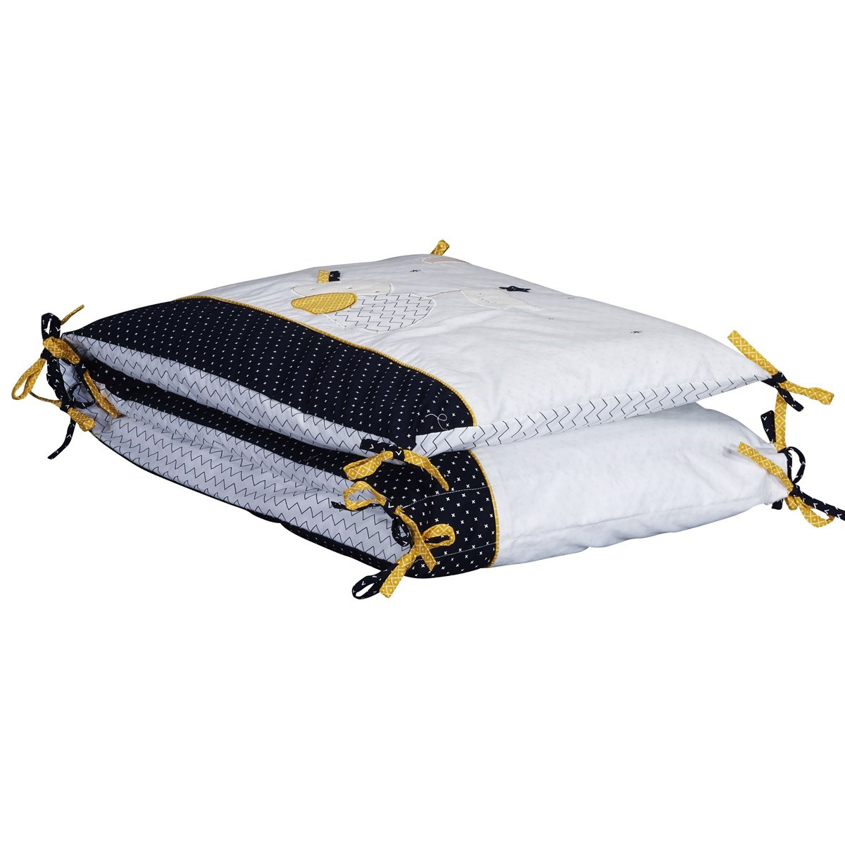 Tour de lit ou en coton blanc, SAUTHON