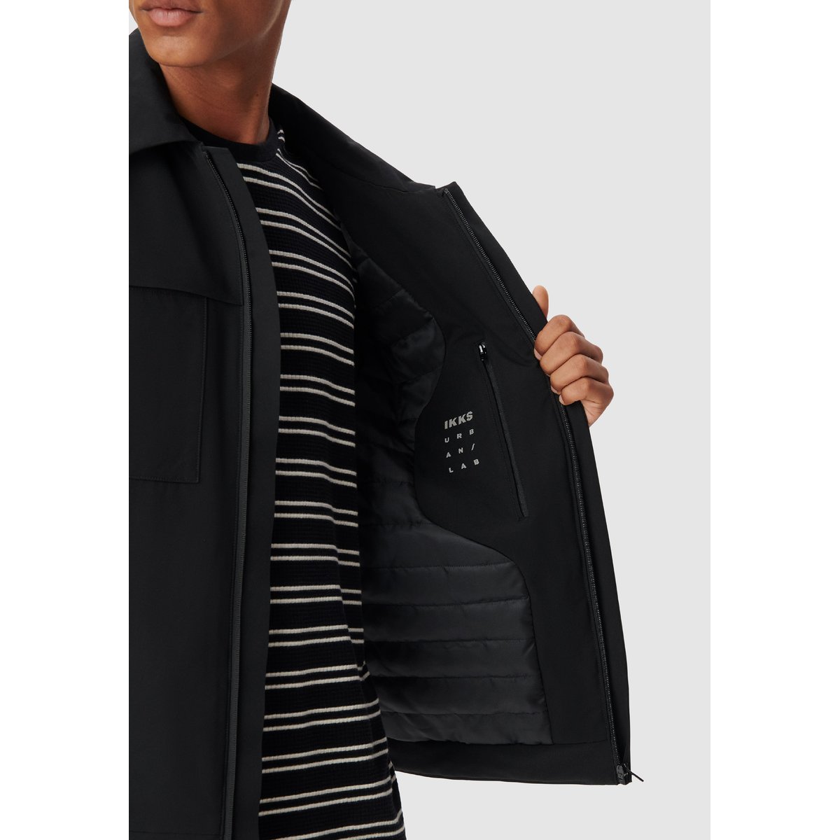 Blouson capuche amovible WATERPROOF noir, IKKS
