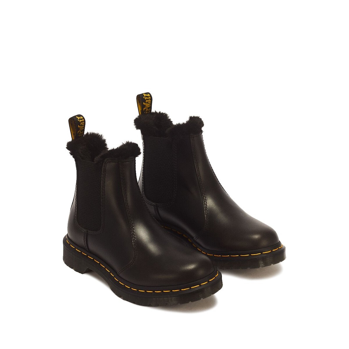 Boots chelsea cuir 2976 Leonore noir, DR. MARTENS