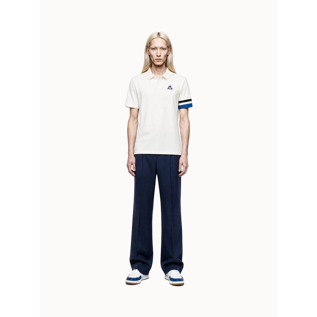 Polo Héritage marshmallow, LE COQ SPORTIF