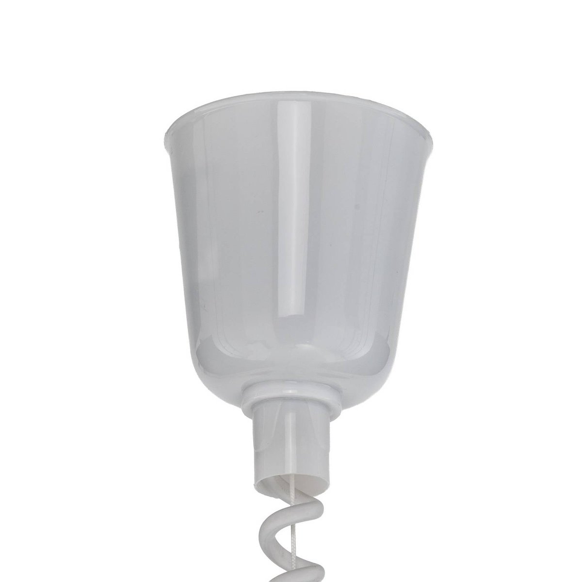 Suspension en métal scandinave, Nadija gris, blanc, LINDBY