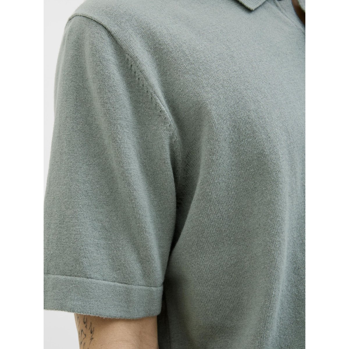 Polo Tricoté iceberg green, JACK & JONES