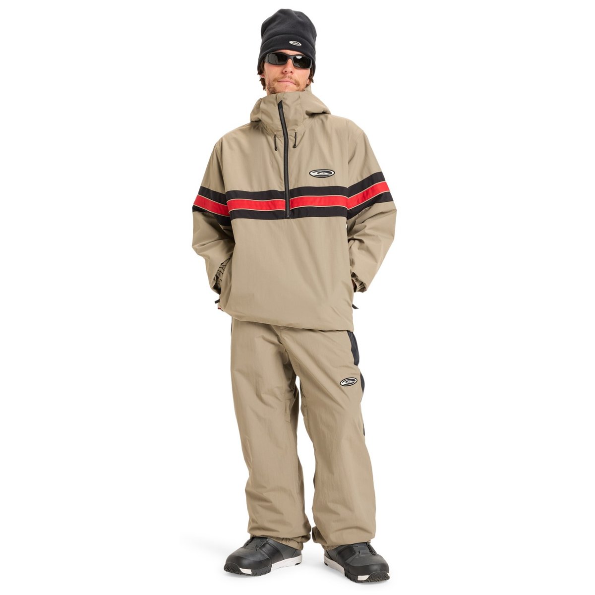 Pantalon de snow technique SNOW DOWN beige fallen rock, QUIKSILVER