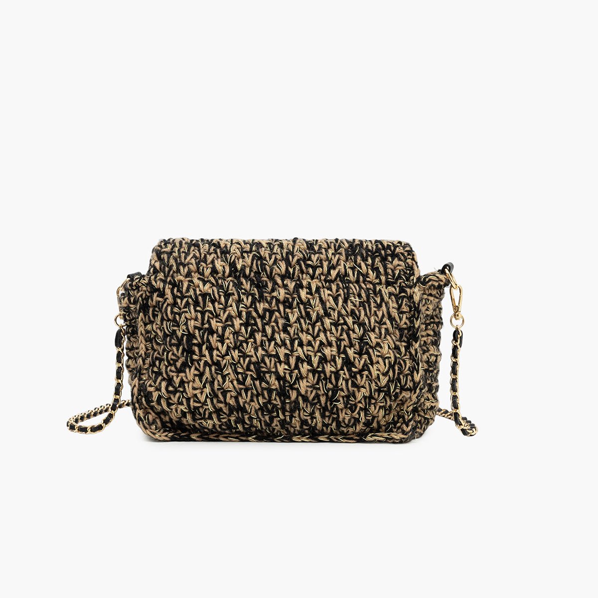 Sac porté épaule  Tinda noir,doré, LOLLIPOPS