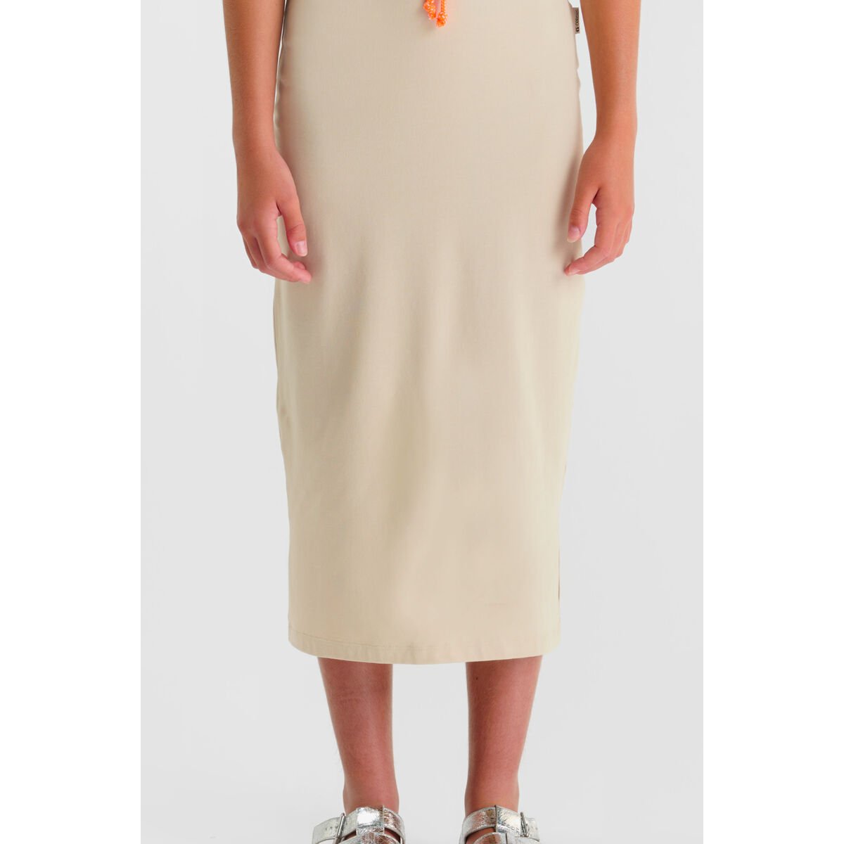 Jupe droite ULFGI beige, LE TEMPS DES CERISES