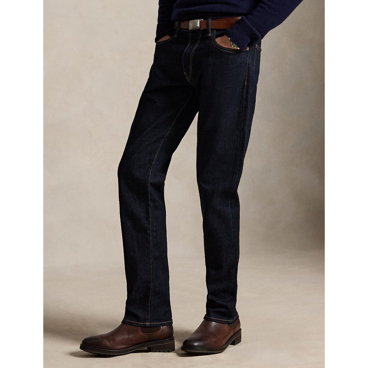 Jeans dritti, elasticizzati, HAMPTON blu rinse, POLO RALPH LAUREN