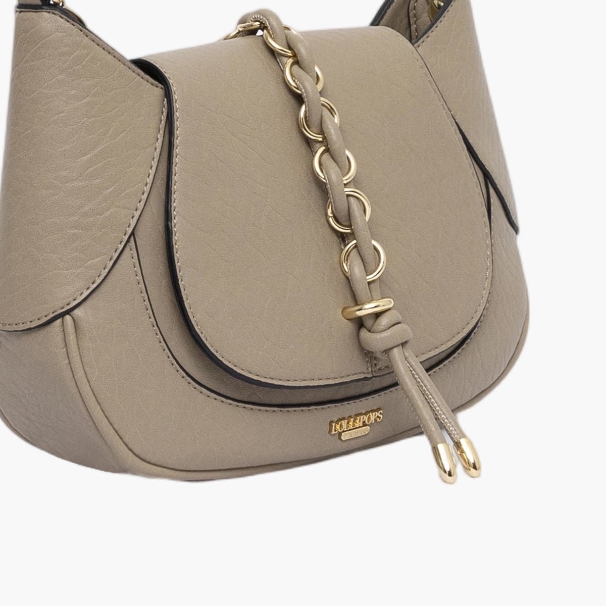 Sac porté épaule  Traicy beige,doré, LOLLIPOPS