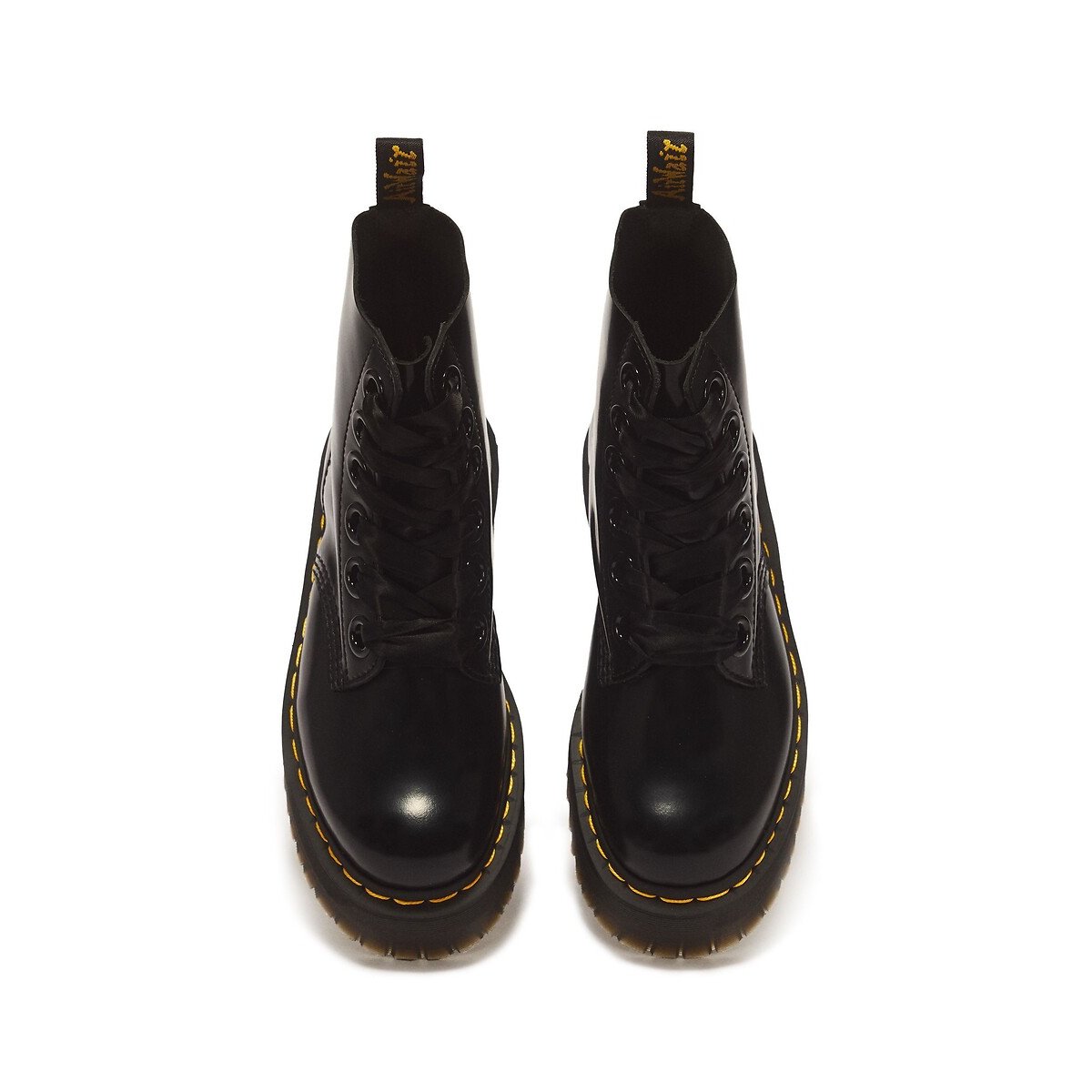 Buttero Molly Leather Platform Ankle Boots black, DR. MARTENS