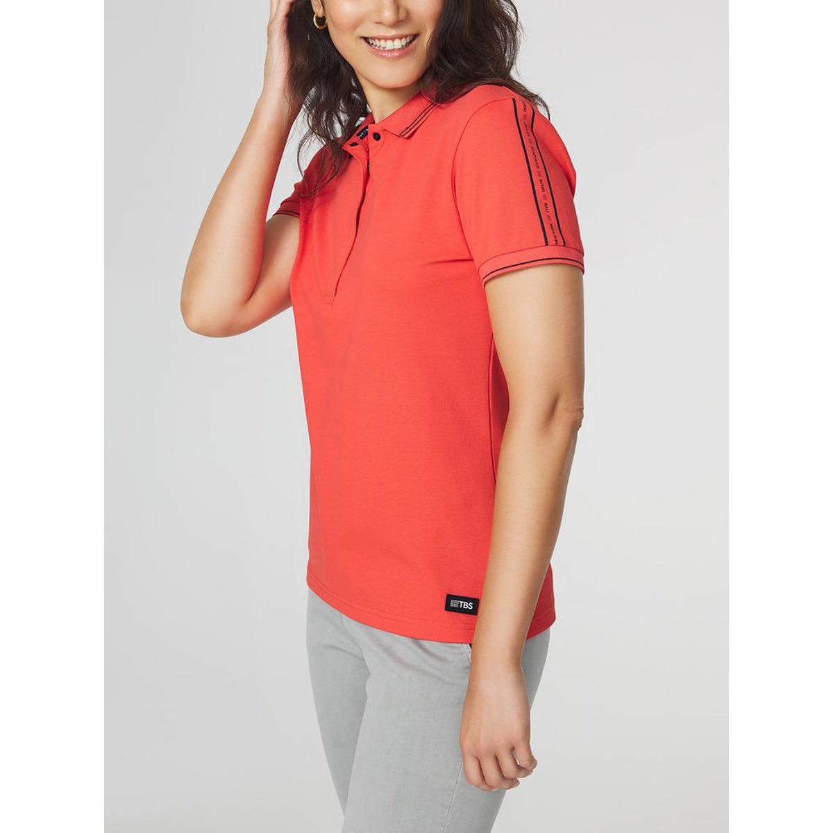Polo manches courtes IRRISPOL fanion, TBS