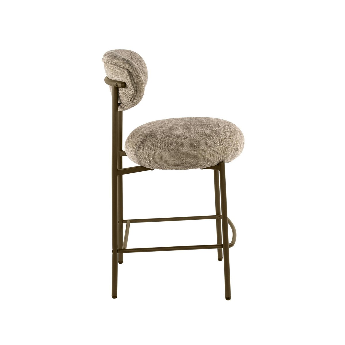Lot de 2 tabourets de bar CREEK sable texturé, PIER IMPORT