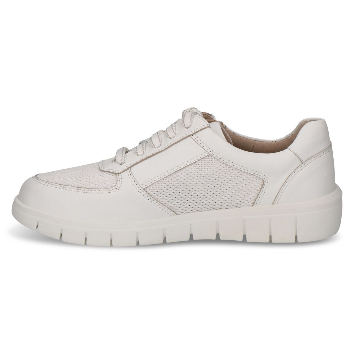 Basket zippée blanc crème, CAPRICE