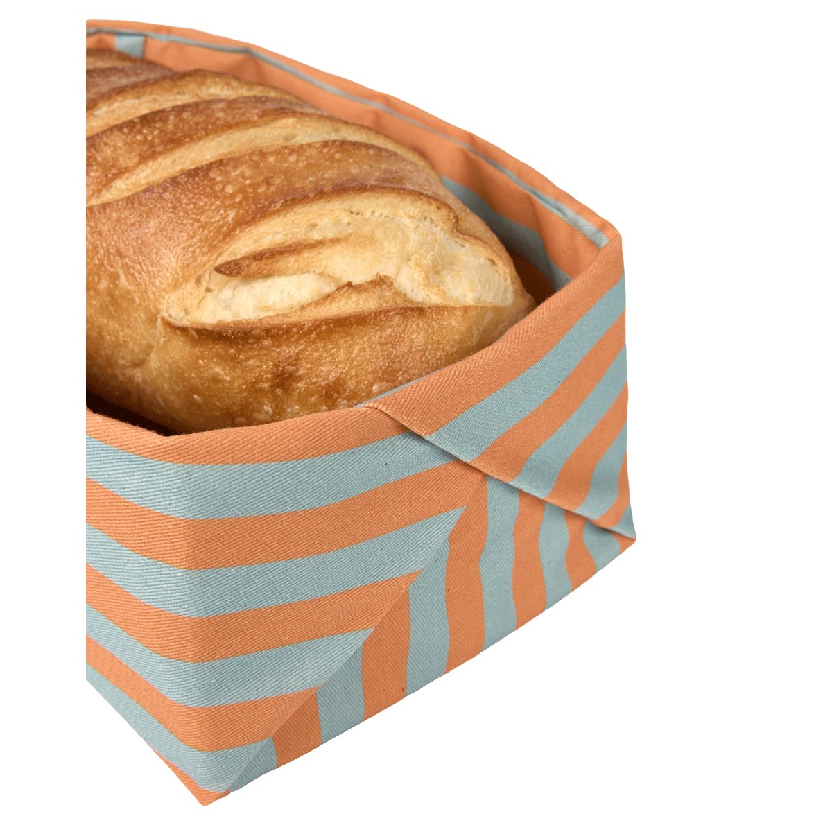 Panier à Pain rayures bleues et orange, NOBODINOZ