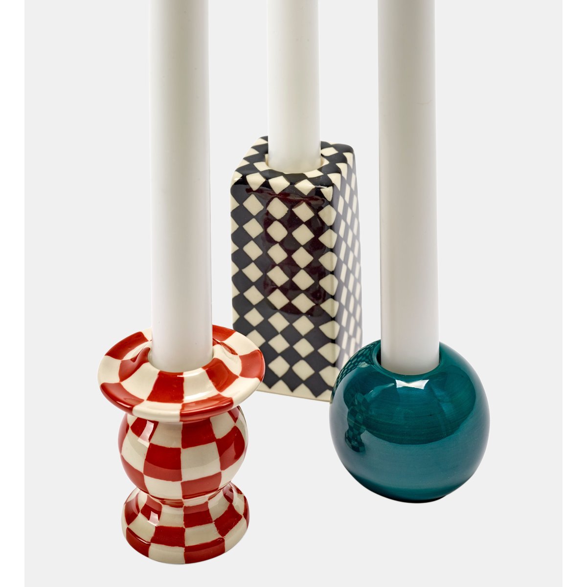 Ensemble de 3 porte-bougies multicolore, SERAX