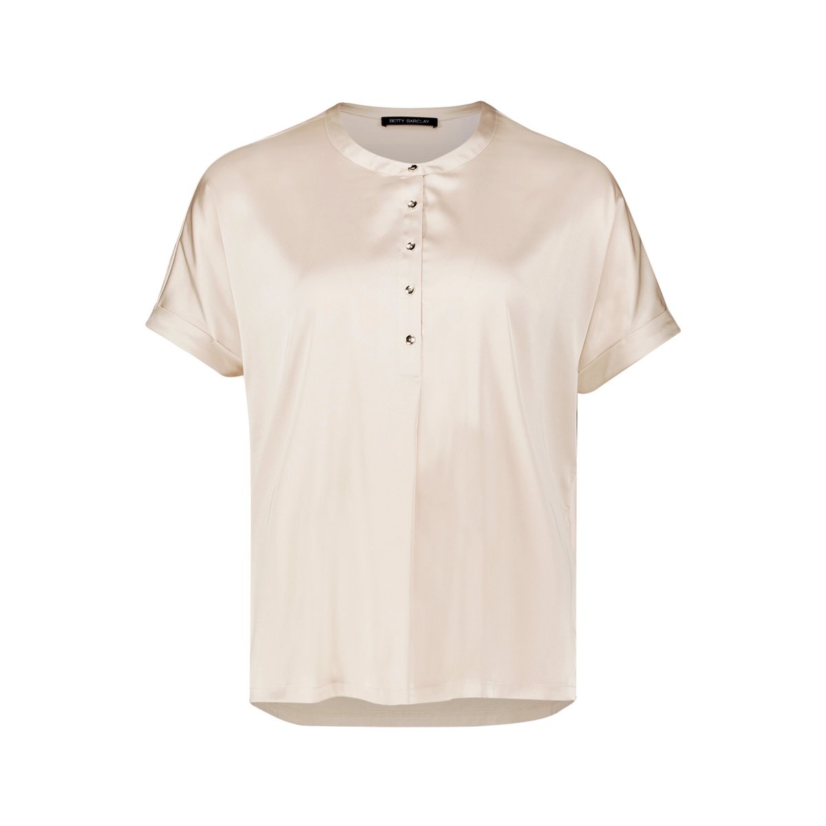 T-shirt façon blouse à revers au bas des manches gris, BETTY BARCLAY