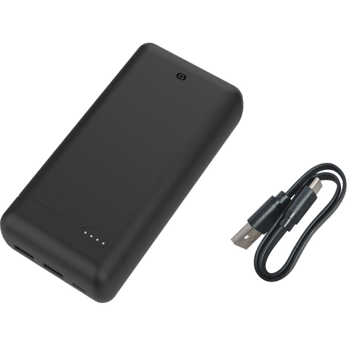 Batterie externe 27000 mAh noir couleur unique, ESSENTIEL B