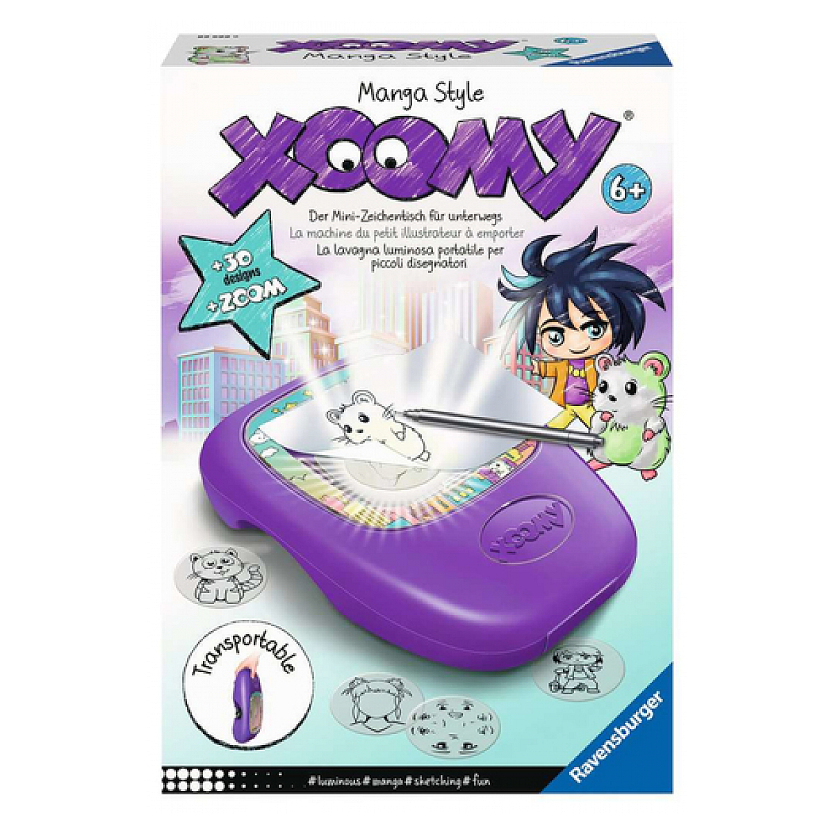Xoomy Midi Manga Style projecteur couleur unique, RAVENSBURGER