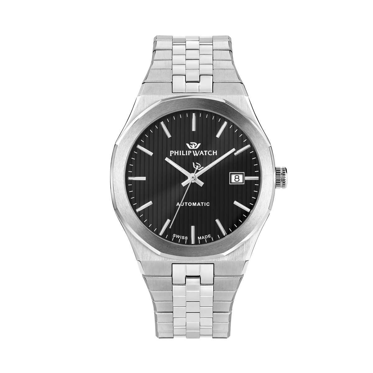 Montre automatique WINDSURF noir, multi finition, PHILIP WATCH