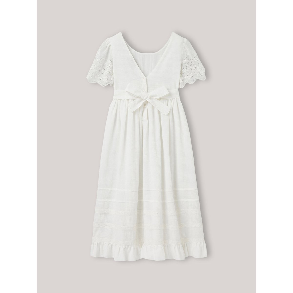 Robe Jeanne - Collection Fêtes et Mariages blanc casse, CYRILLUS