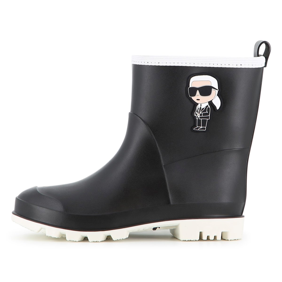 Bottes de pluie noir blanc, KARL LAGERFELD KIDS