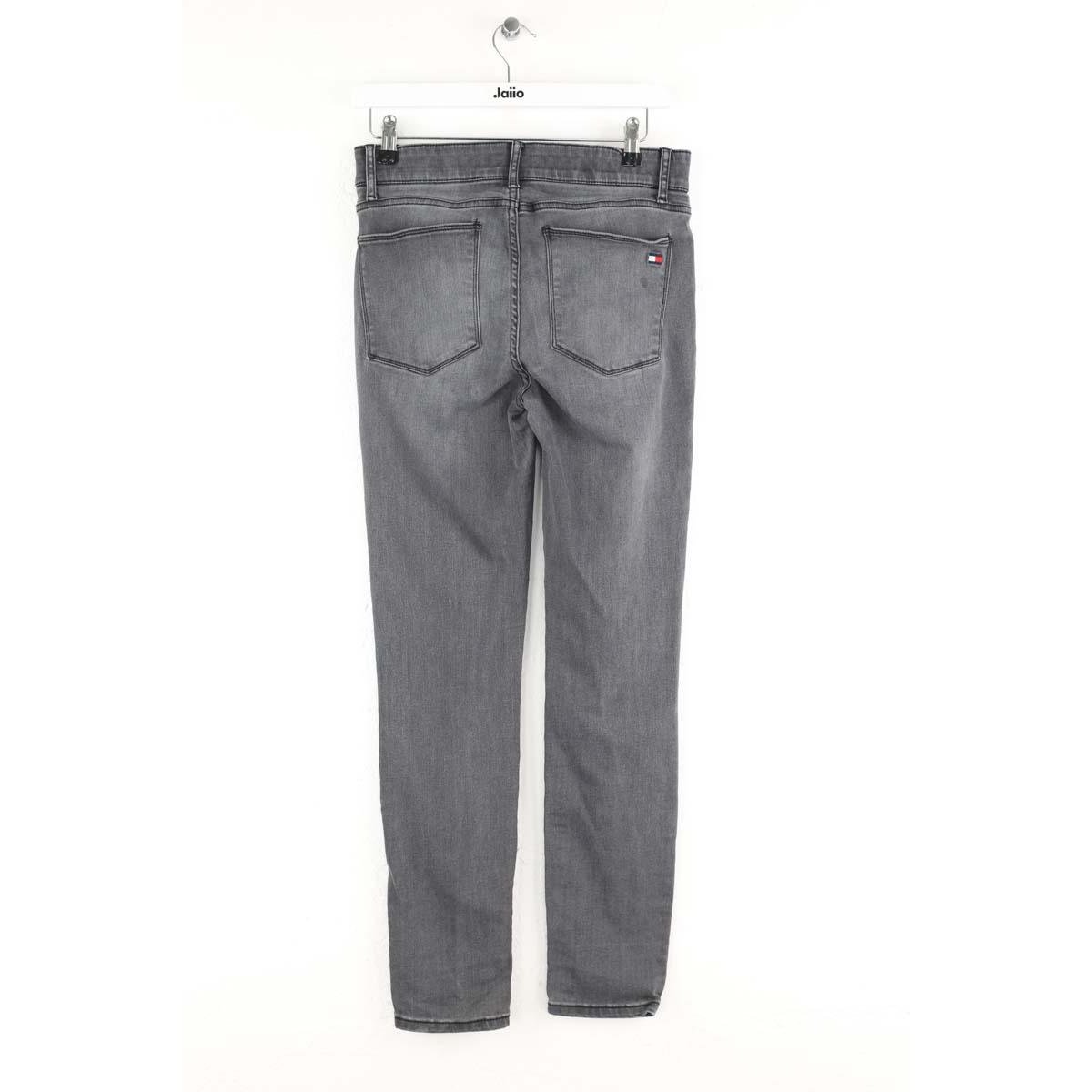 Jean slim - Très Bon État gris, TOMMY HILFIGER