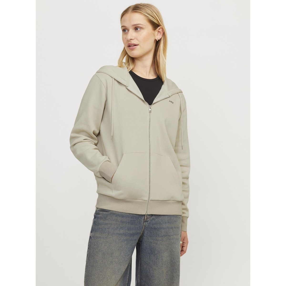 Sweat À Capuche Zippé moonbeam, JJXX