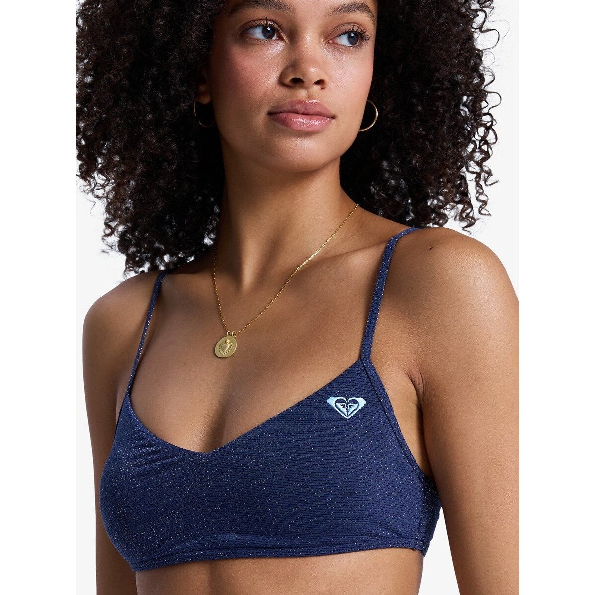 Maillot de bain 2 pièces ROXY SHINE bleu indigo, ROXY