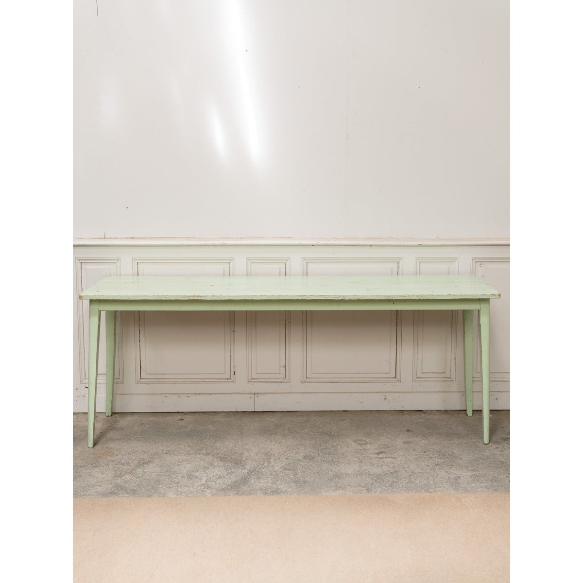Grande console vert menthe Hanna N°1402 - Bon état vert, DEBONGOUT