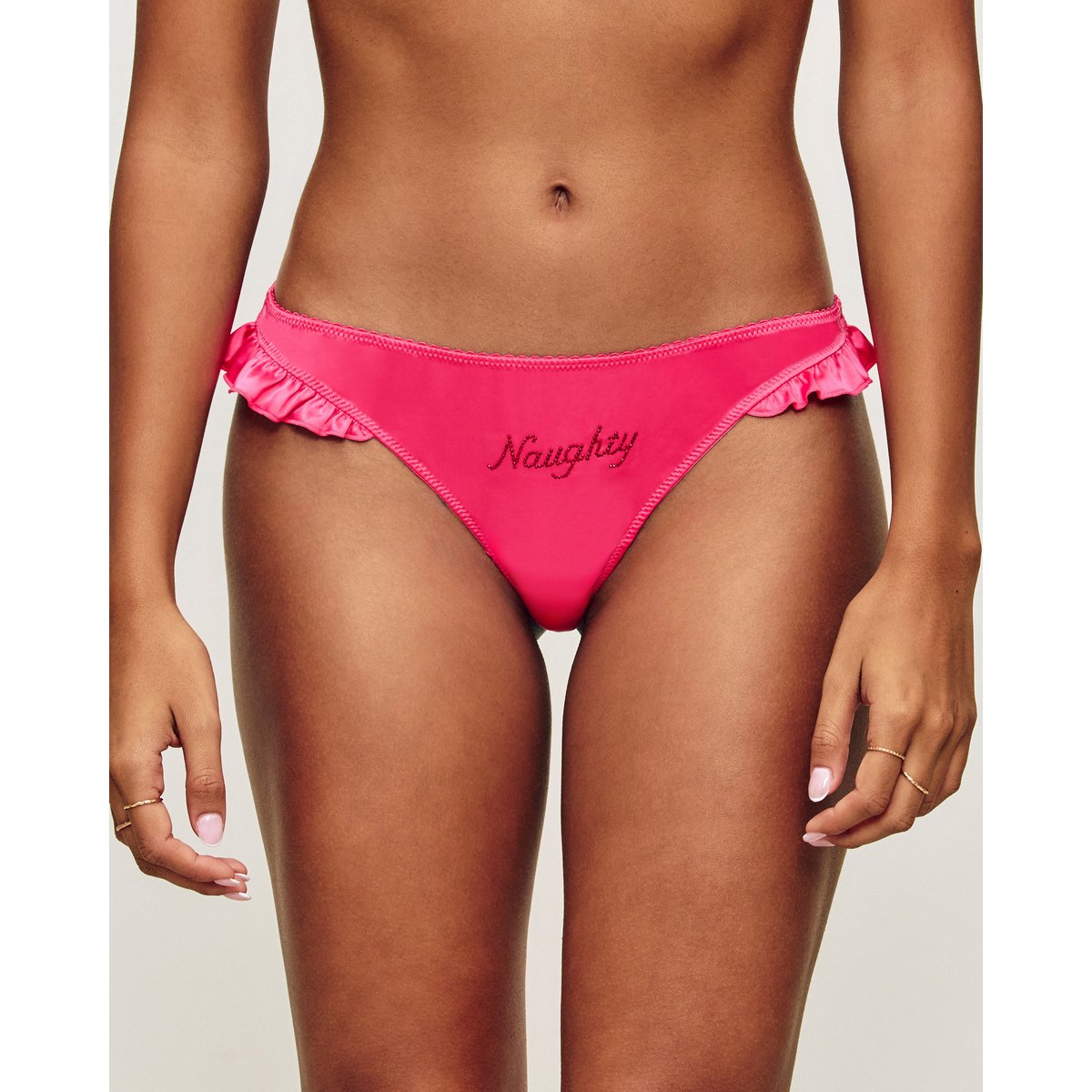 Ensemble string et masque de nuit en satin NICENAUGTHIZ multico, UNDIZ