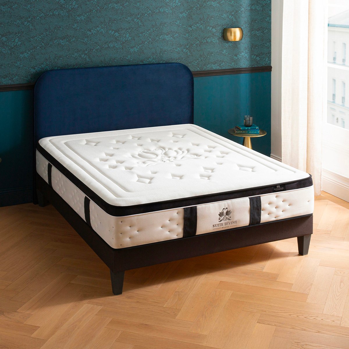 Matelas Mousse Suite Divine 140x200 cm Accueil Mousse Supersoft couleur unique, BELLECOUR