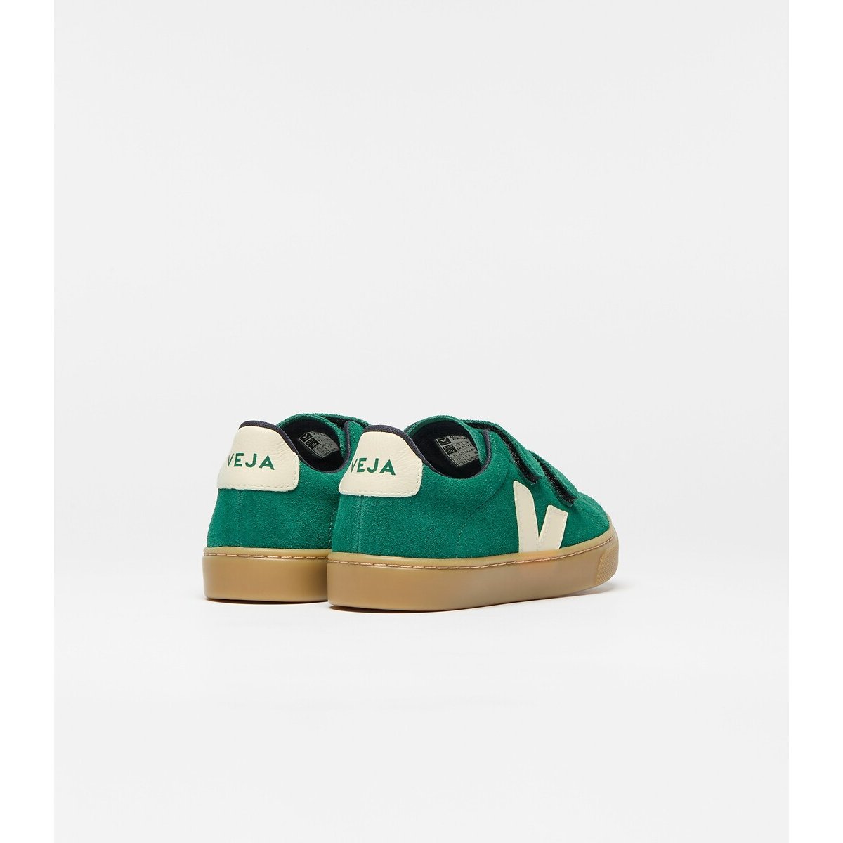 Kids Small Esplar Suede Trainers green, VEJA