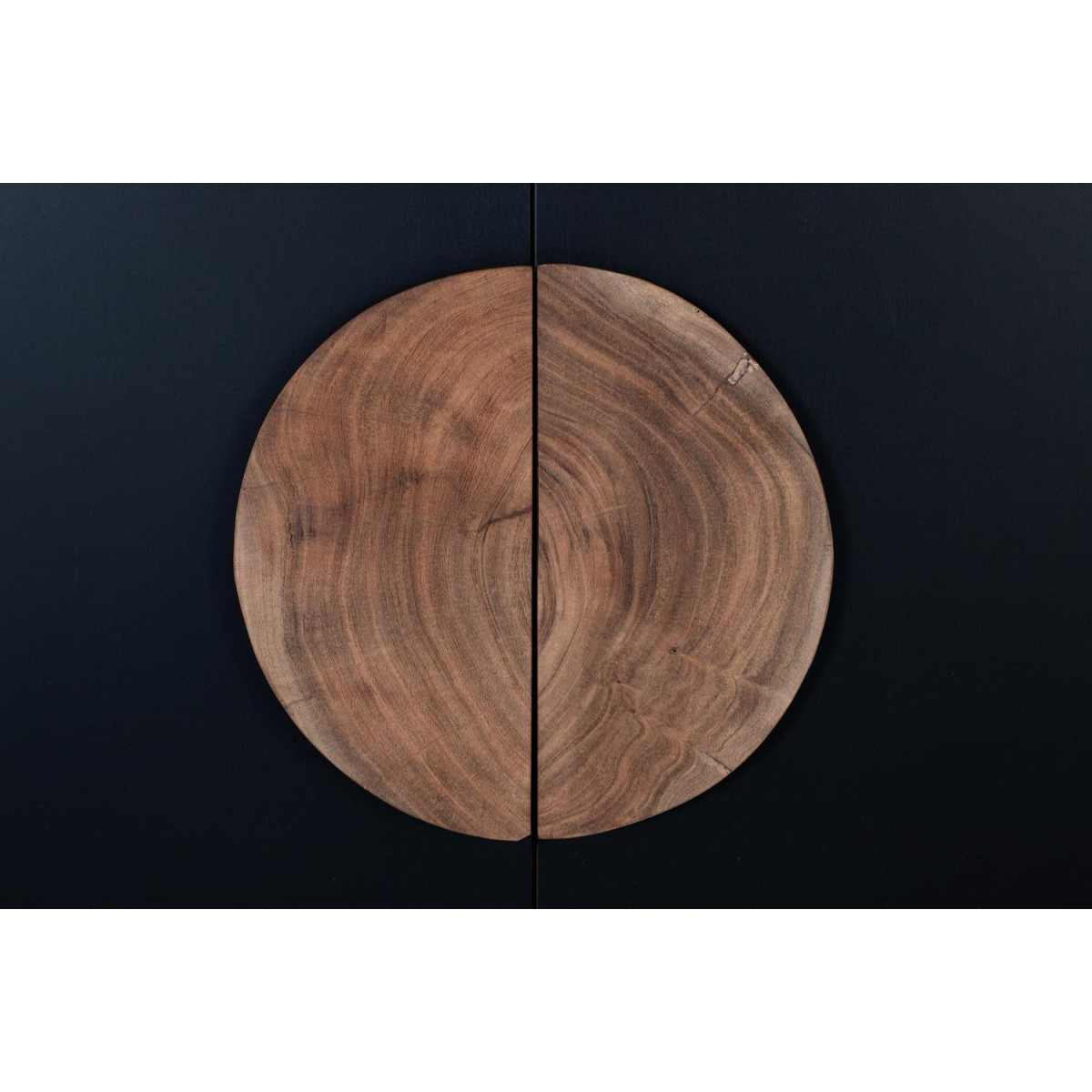 Bahut 4 portes Bois Marron - RÉJANE marron, DECORATION D’AUTREFOIS