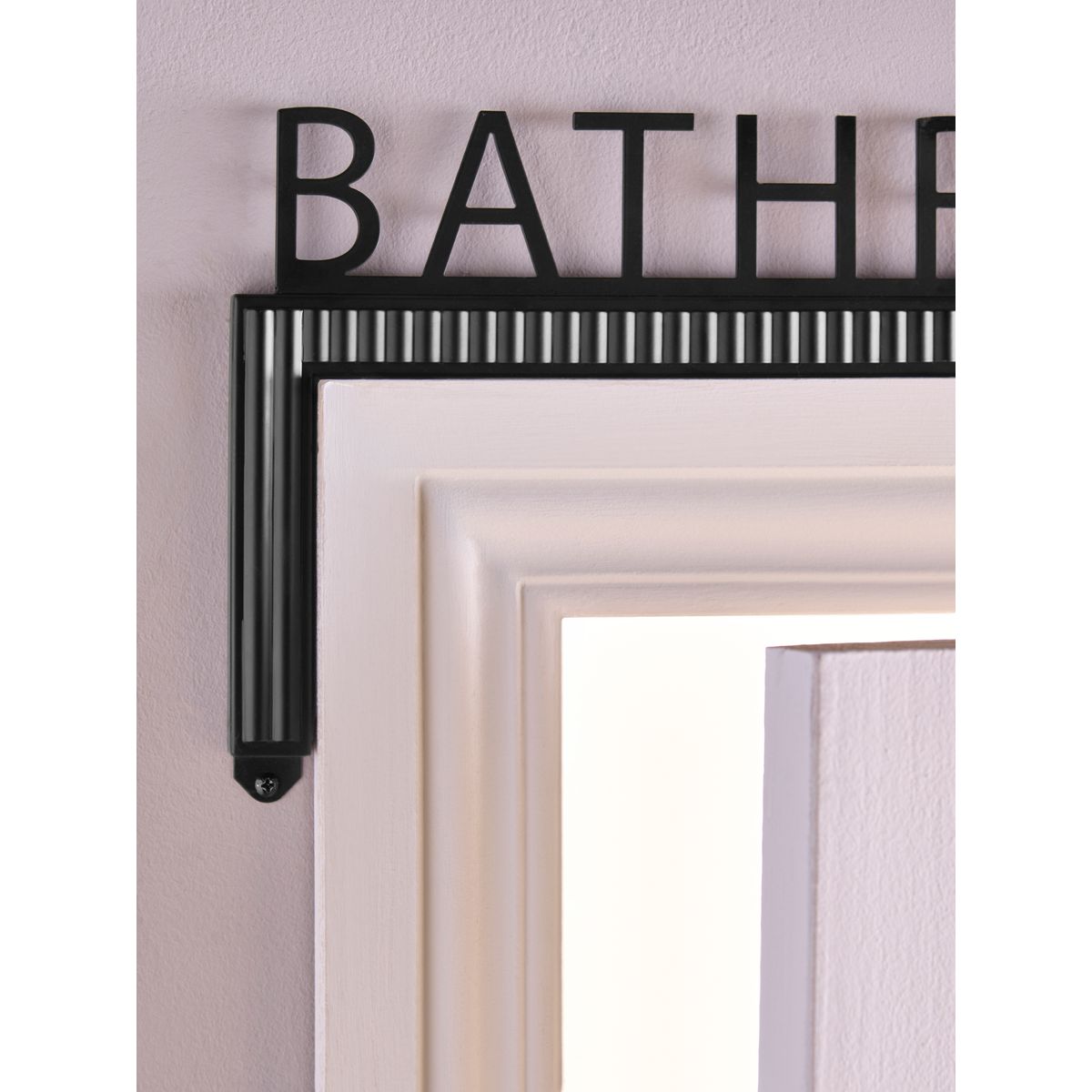 Panneau de porte pour salle bain noir, NEXT