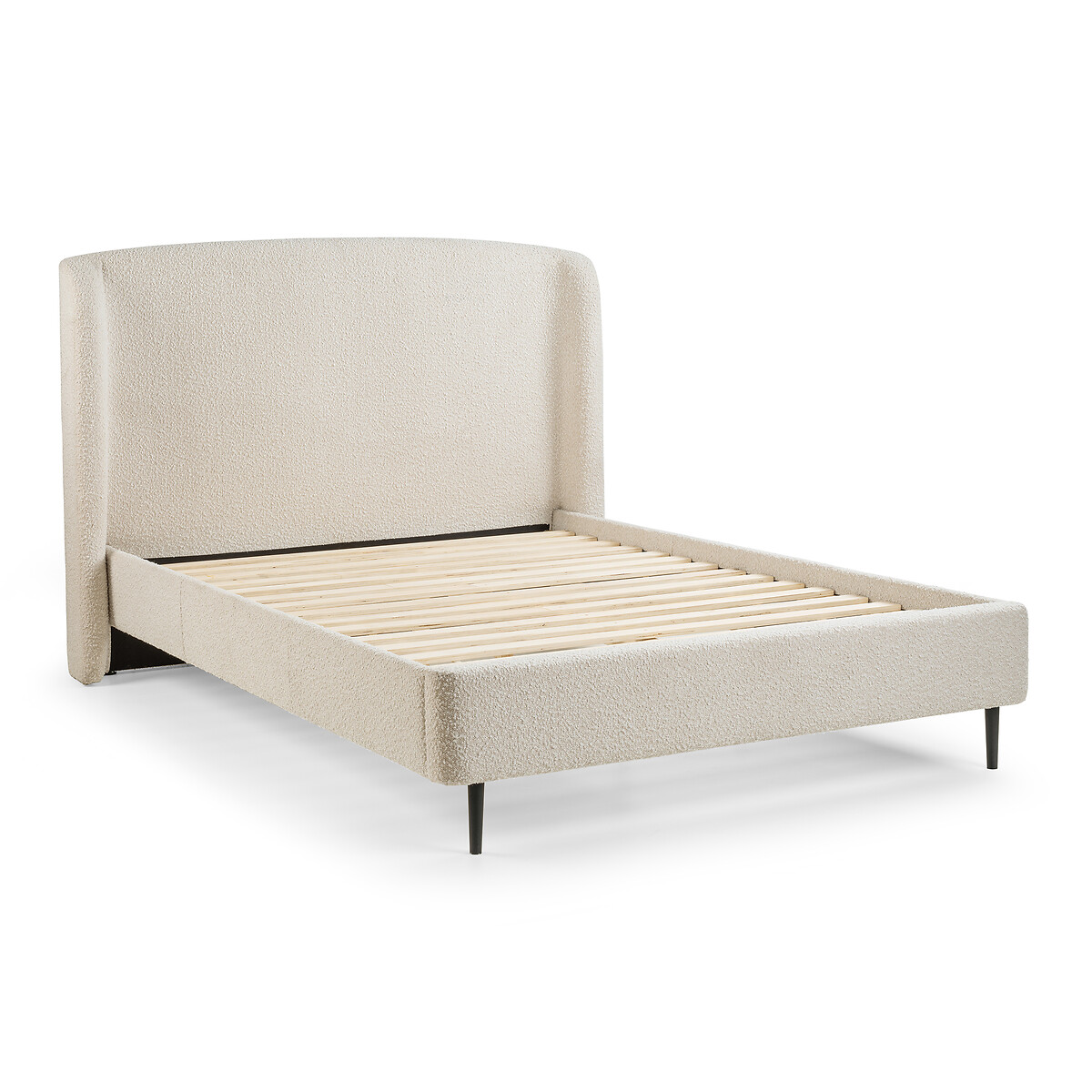 Asher Boucle Curve Bed ivory, SO'HOME