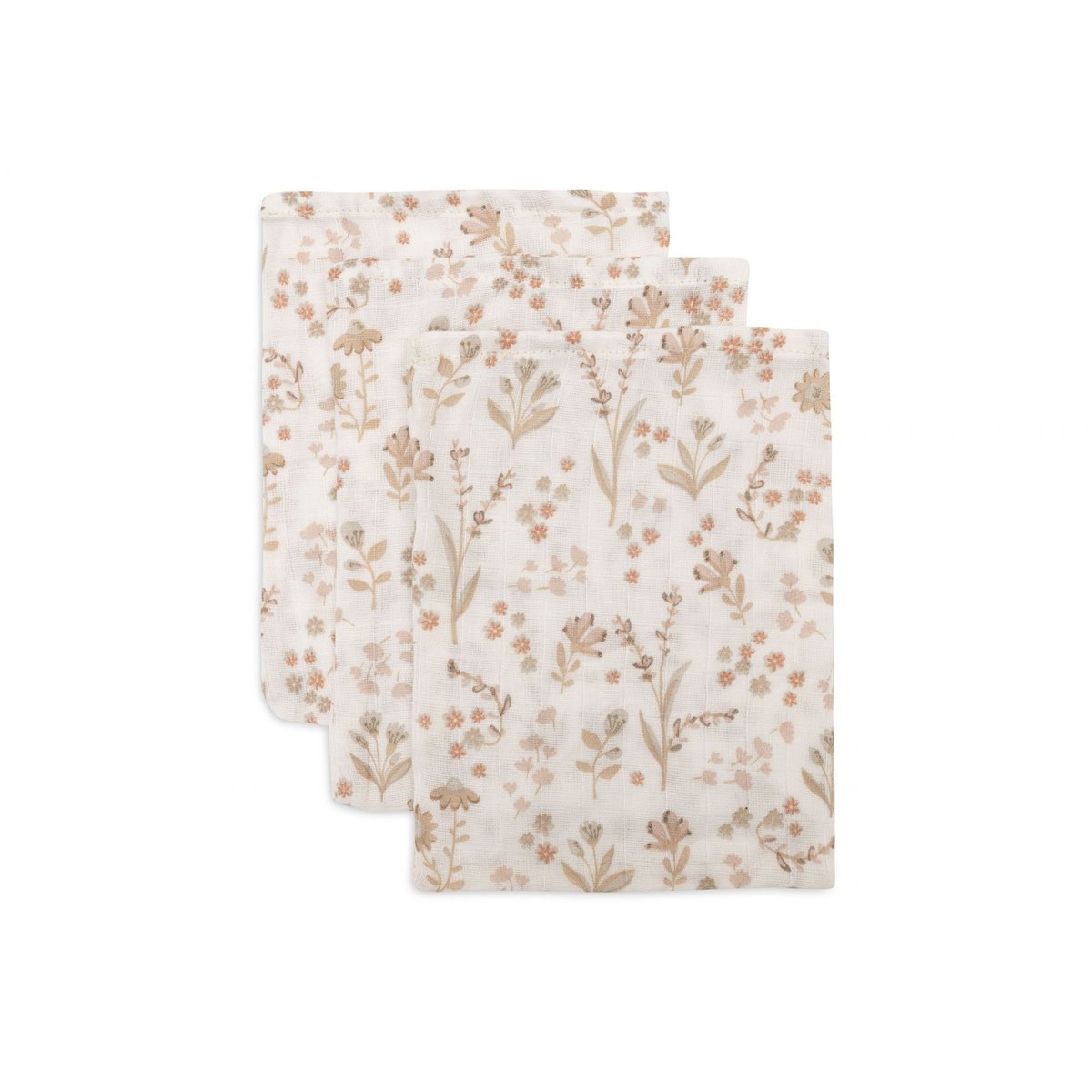 Lot de 3 gants de toilette rose, JOLLEIN