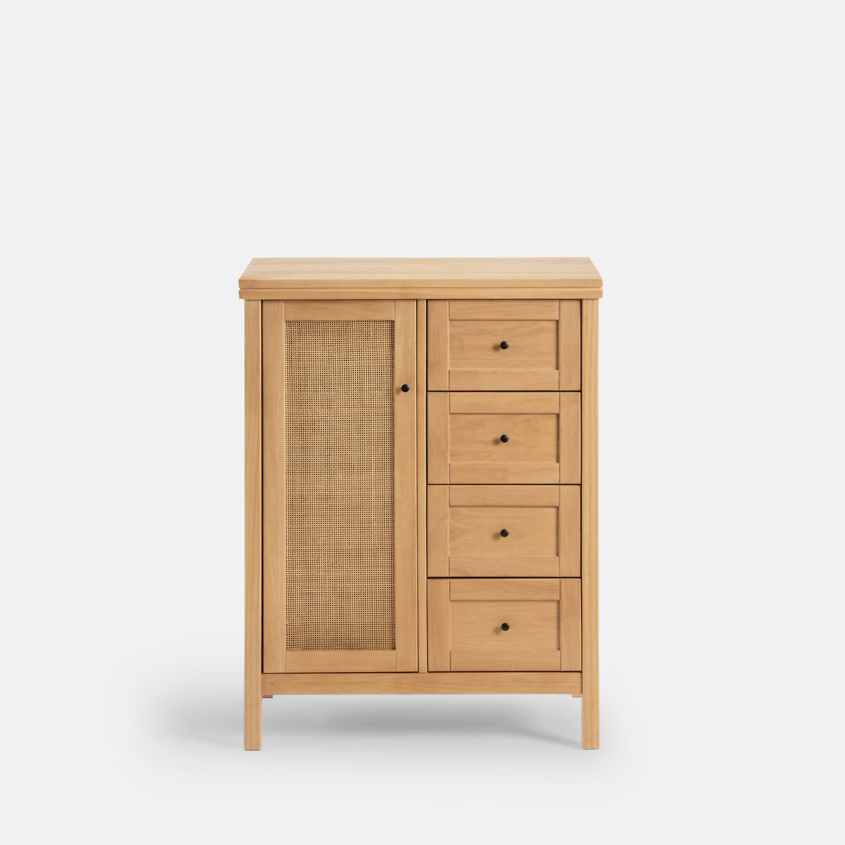 Chiffonnier 1 porte 4 tiroirs Gabin naturel, LA REDOUTE INTERIEURS