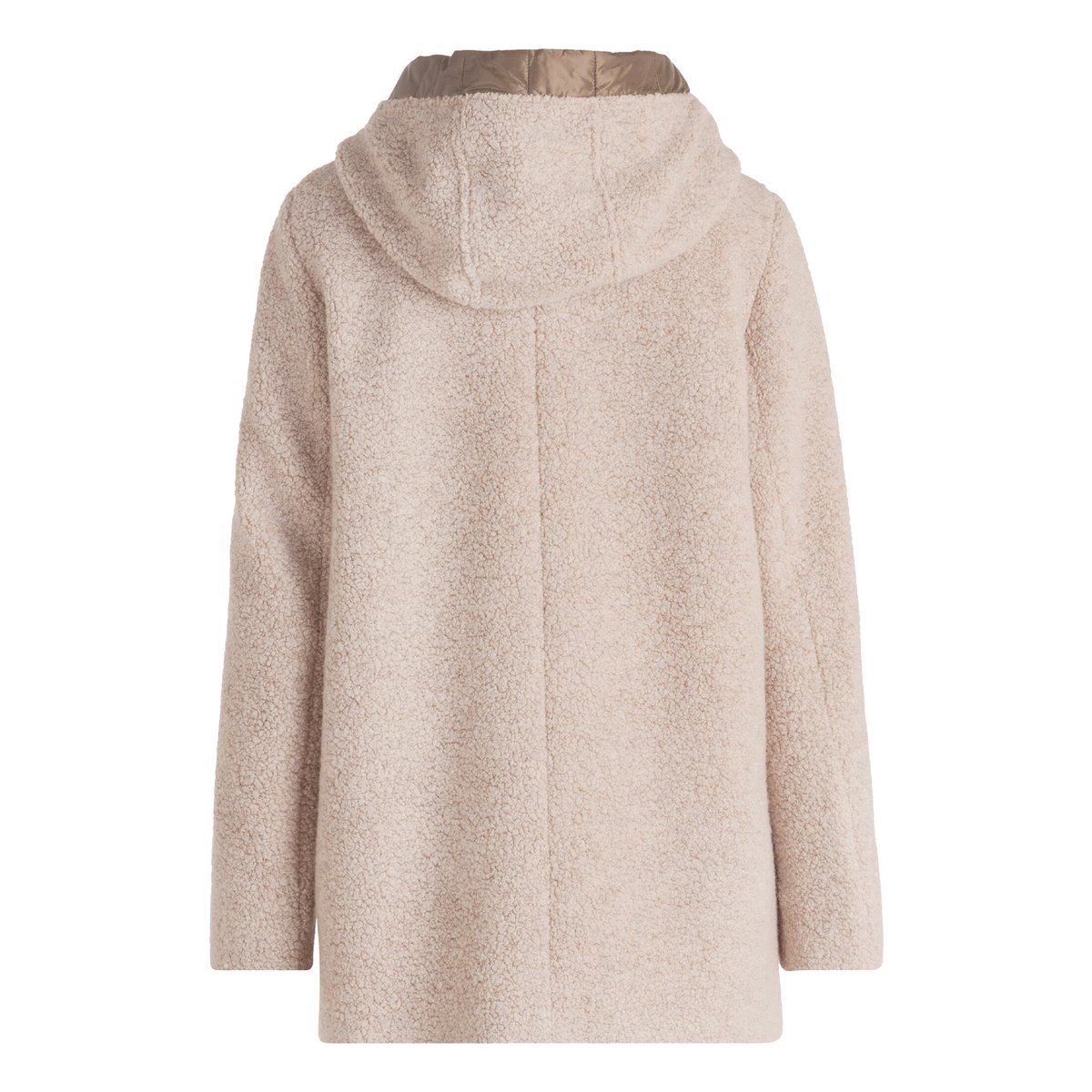 Veste en laine à capuche light sand, GIL BRET