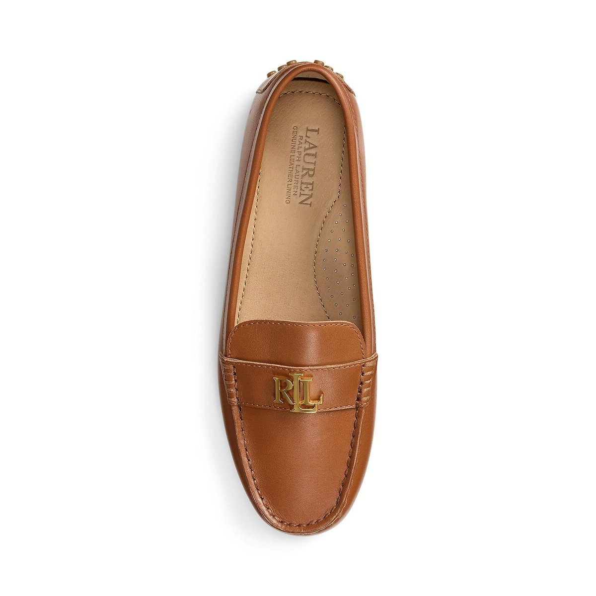 Mocassins en cuir Barnsbury tan, LAUREN RALPH LAUREN