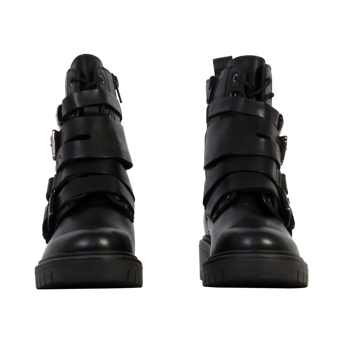 Bottines Cuir Zeloe noir, KAPORAL
