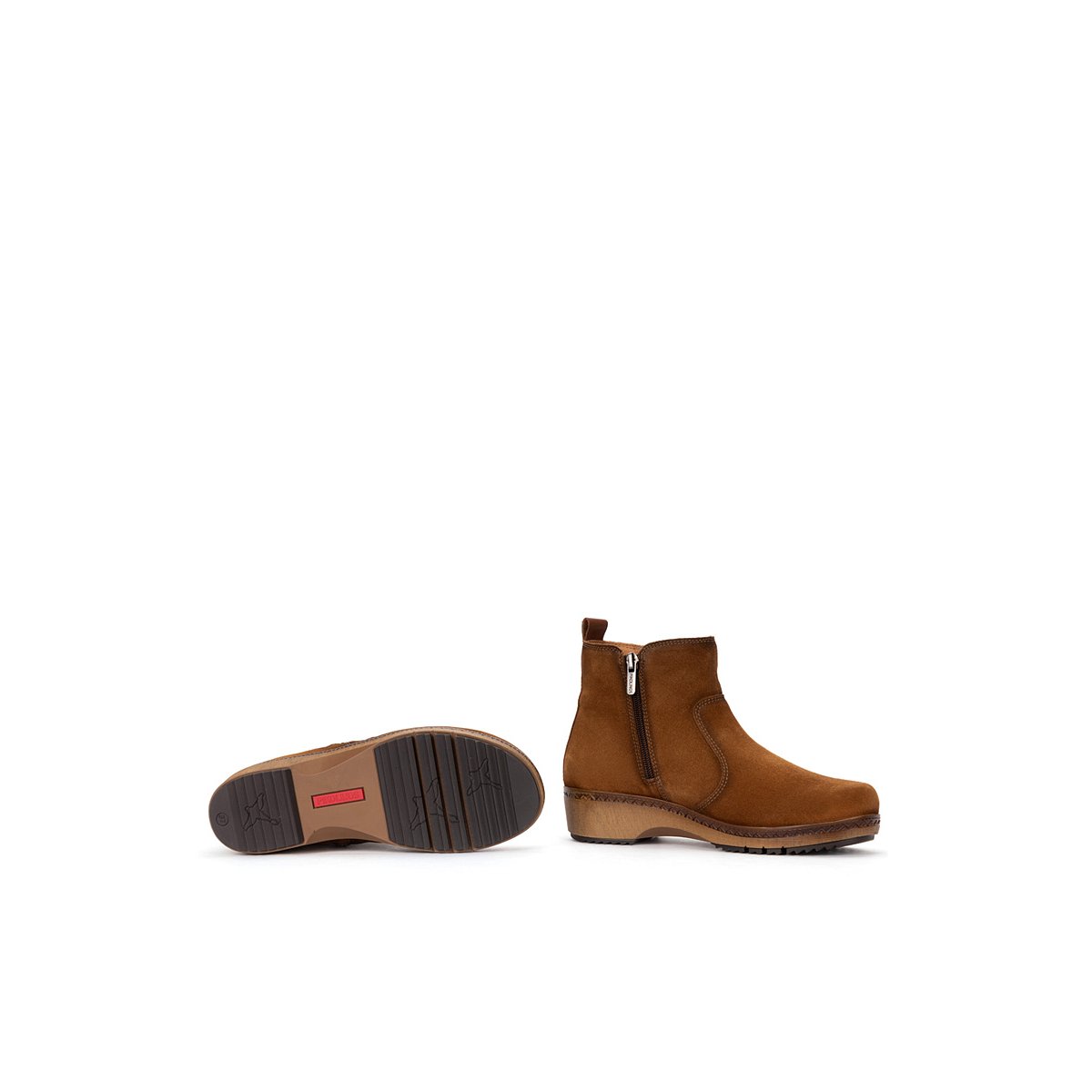 Bottines plates cuir Granada brandy, PIKOLINOS