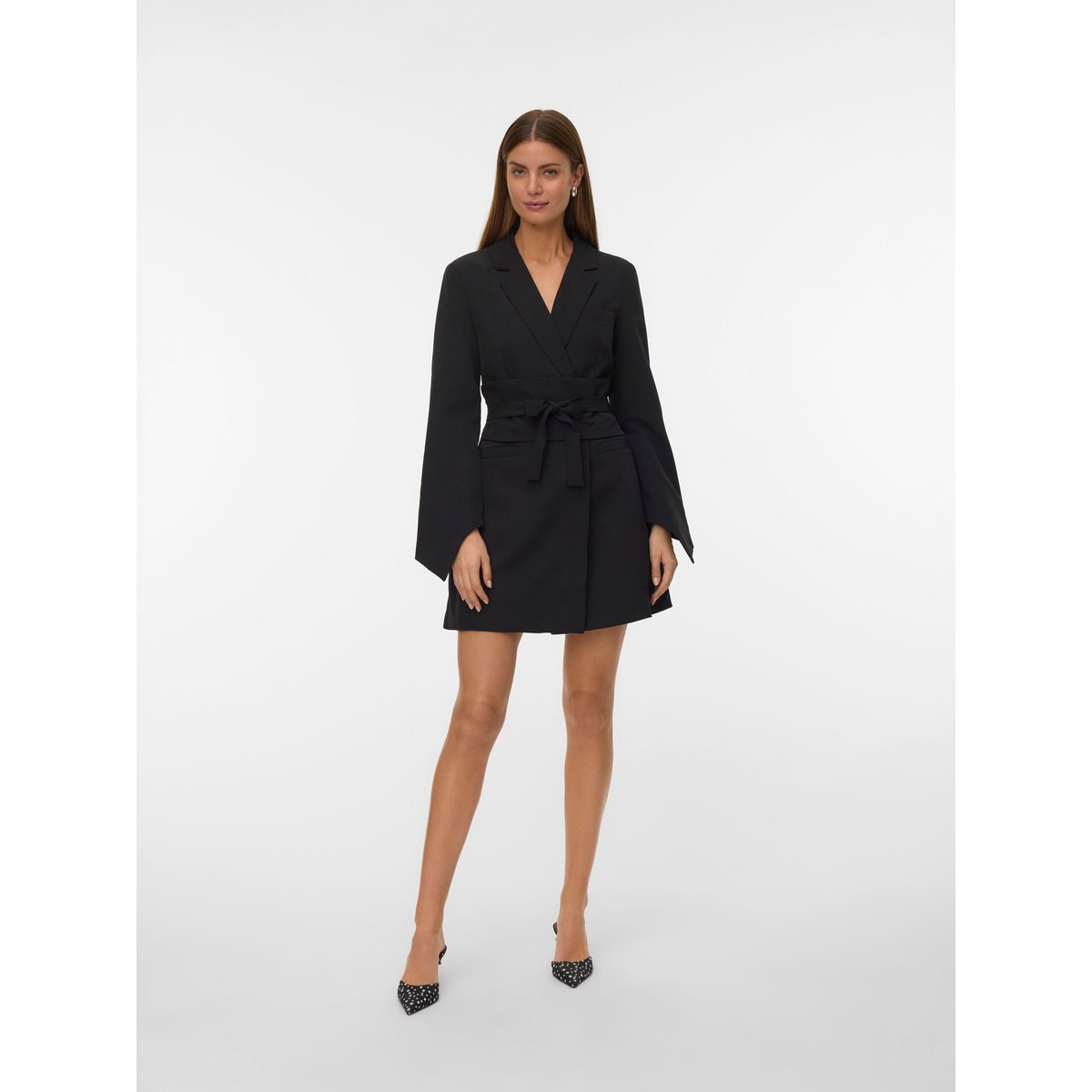 Robe-Blazer noire - black, VERO MODA