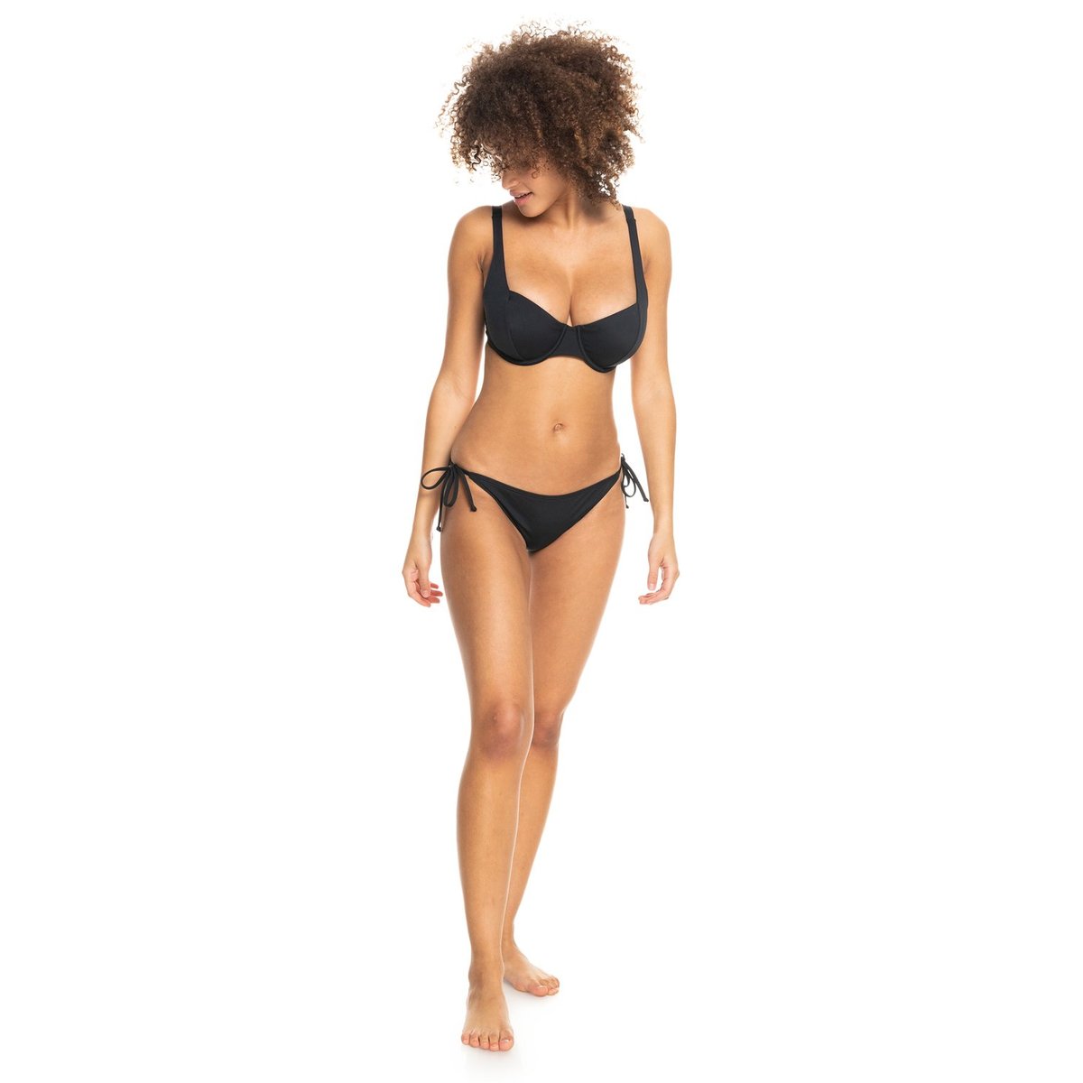Haut de maillot de bain bikini à armatures bonnet D BEACH CLASSICS. noir anthracite, ROXY