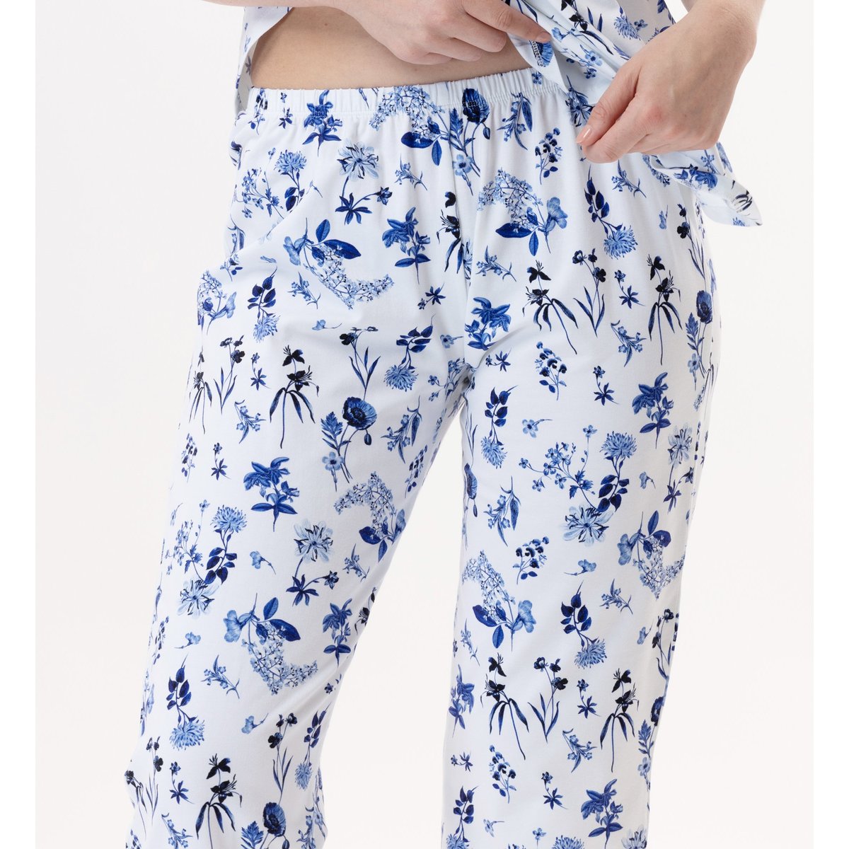 Pyjama en coton BLOOM 902 bleu, LE CHAT