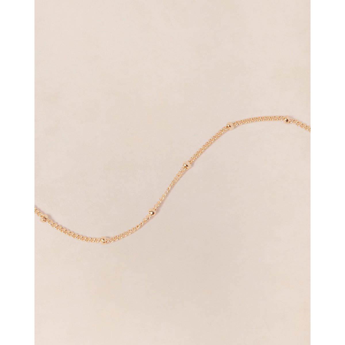 Collier chaîne boules doré à l'or fin, FANTAISIE or - or - doré, EMOI EMOI